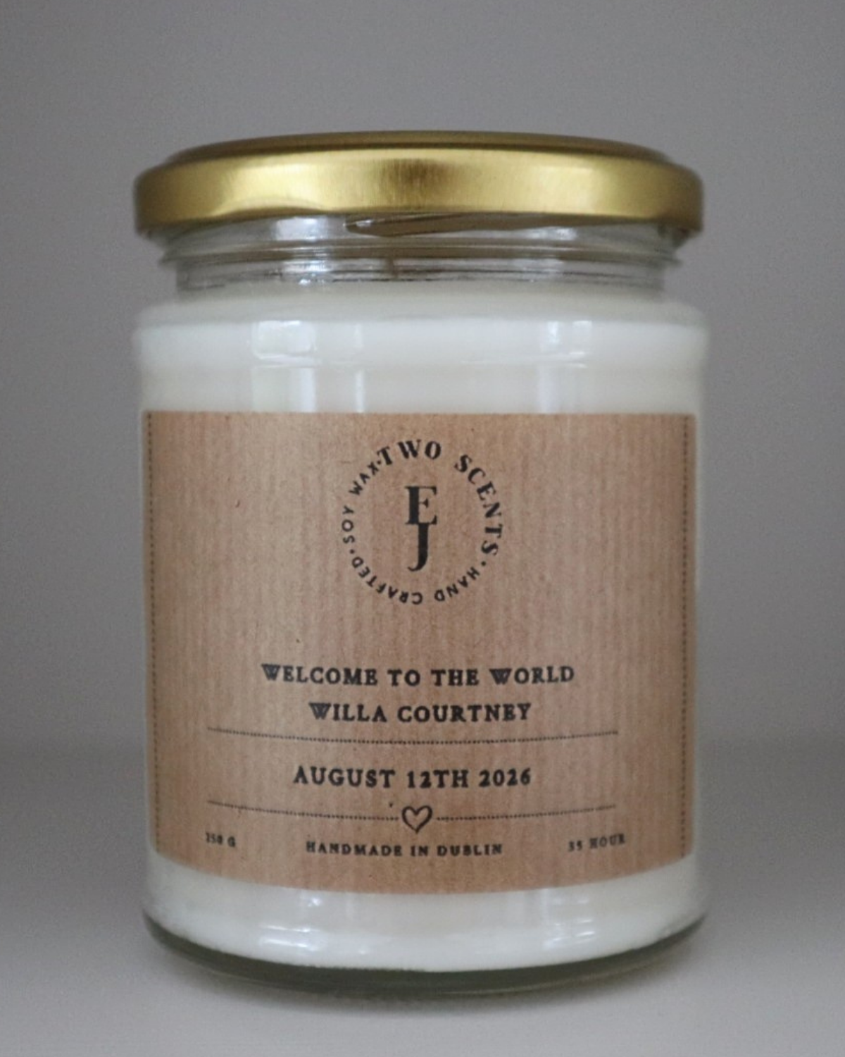 Personalised Candle